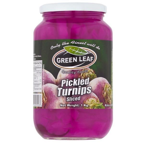 Green leaf Pickled Turnips Mabrouk & Sons